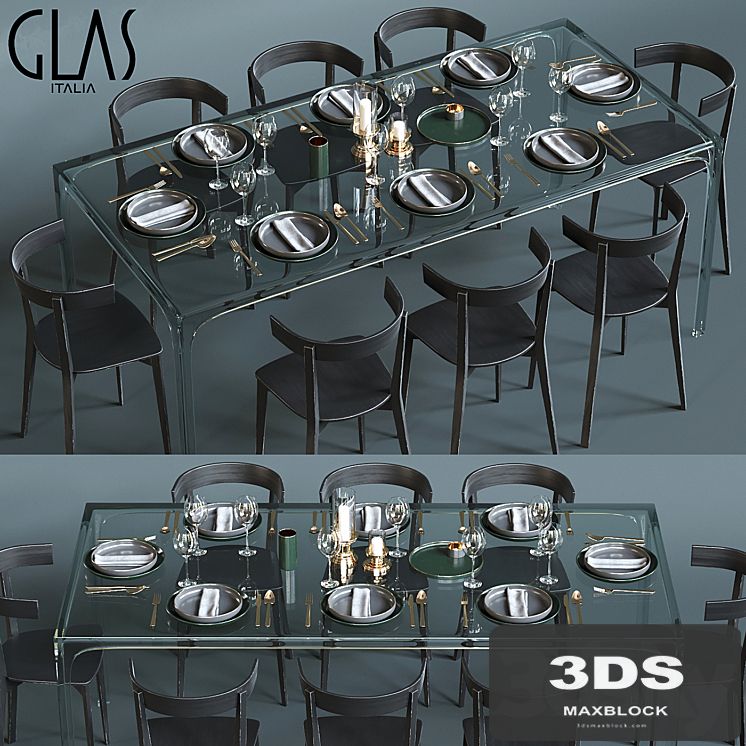Glas Italia table set