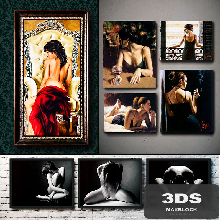 The picture in the frame. Collection 125