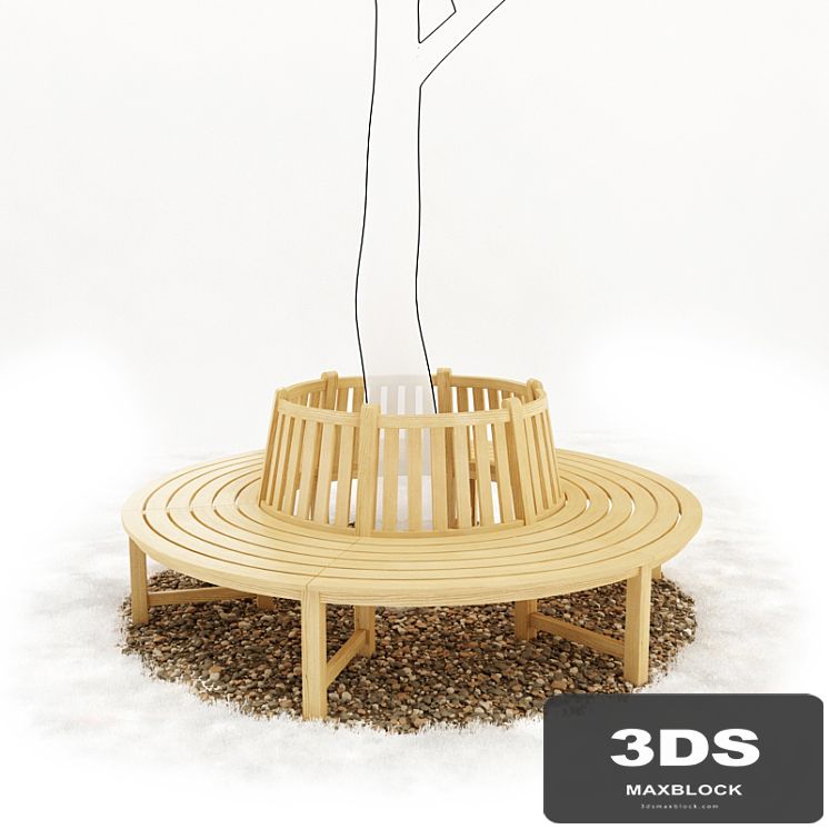 Round bench