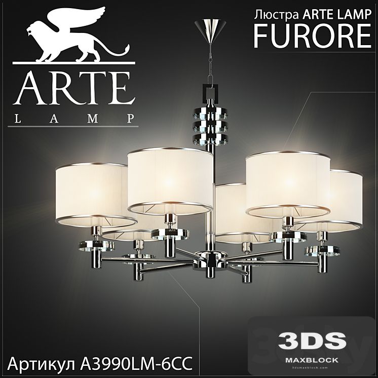 chandelier Arte lamp Furore A3990LM-6CC